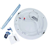 Oczko LAMPA sufitowa stropowa OLGA LED C 03767 Ideus okrągła OPRAWA plafon LED 12W 2700K, 4000K, 6500K natynkowy biały