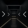 Ledowa lampa sufitowa strzałka HEX-565-T1-PS1 LED 19,2W 4000K IP54 biała