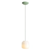 Lampa wisząca szałwiowa FLASK Sage S szklana 1xE14 do kuchni 8500G32_S