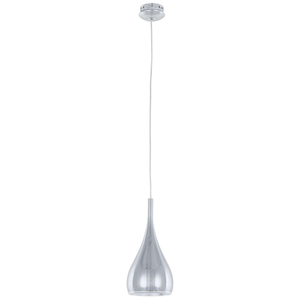 Łezka LAMPA wisząca ANON CHROM MA01986C-001 CH Italux metalowa OPRAWA zwis kropla chrom