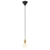 Wisząca lampa do sypialni Paco 2112053035 na kablu mosiądz