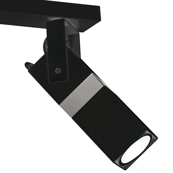 Regulowana LAMPA sufitowa VIDAR MLP6286 Milagro prostokątna OPRAWA plafon tuby metalowe czarne