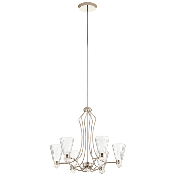 Lampa wisząca QN-KAYVA13-PN LED 36W karafki nikiel
