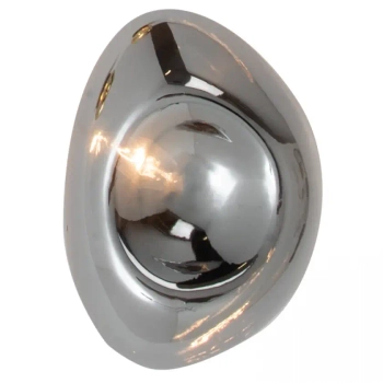 Nowoczesna lampa ścienna 22048 do jadalni szkło chromowane