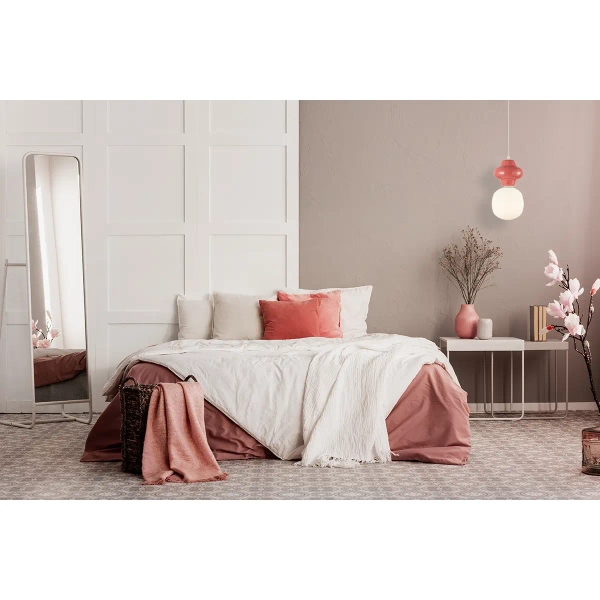 Salonowa lampa zwisająca Latera PND-94331-1L-RED ceramika czerwony