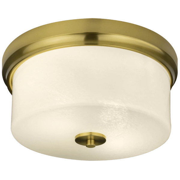 Szklana lampa sufitowa Dresden C02381BR Cosmolight mosiądz