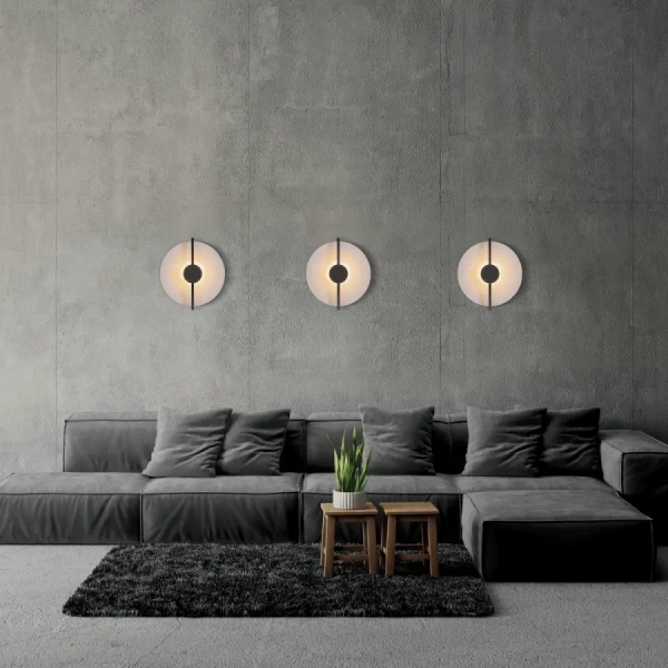 Minimalistyczna lampa ścienna 1910 LED 13W 3000K okrągła biały