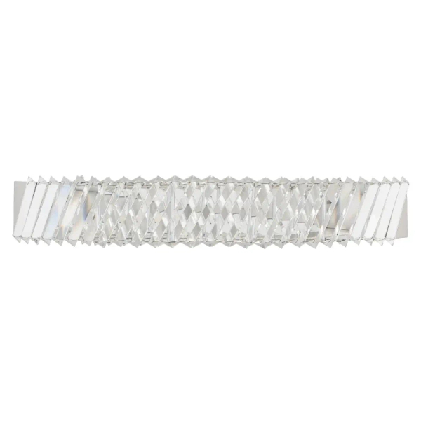 Naścienny kinkiet kryształowy LUXORA 11711 LED 20W 3000K nikiel