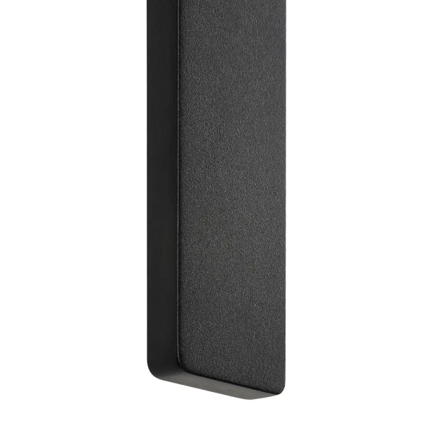Podłużny kinkiet ścienny na taras DEMI 11555 LED 18W 3000K IP54 czarny