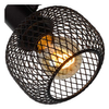 Regulowana LAMPA ścienna MAREN 77978/01/30 Lucide metalowa OPRAWA loftowy spot sufitowy reflektorek czarny