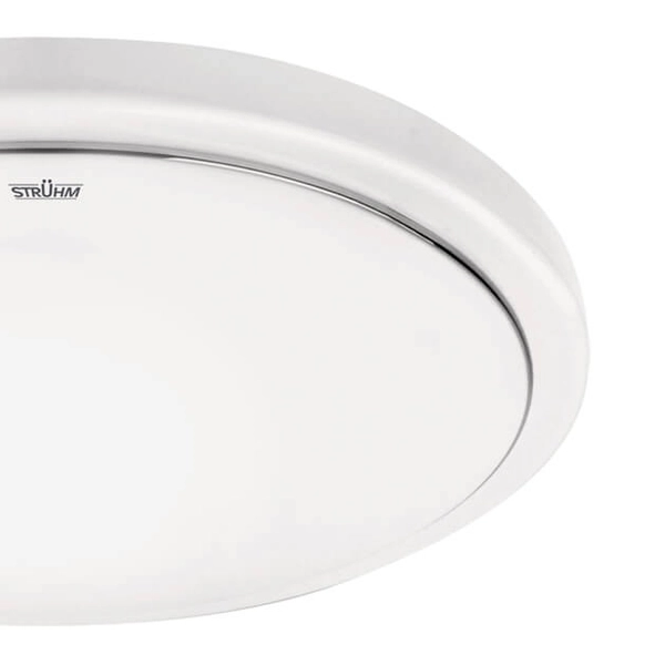 Lampa sufitowa z czujnikiem ruchu SOLA 4319 Ideus LED 14W 4100K IP44 metal biała