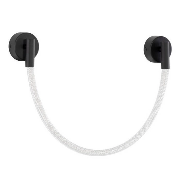 Kinkiet ścienny świetlny CURA LE44258 LED 7W 3000K wąż czarny biały