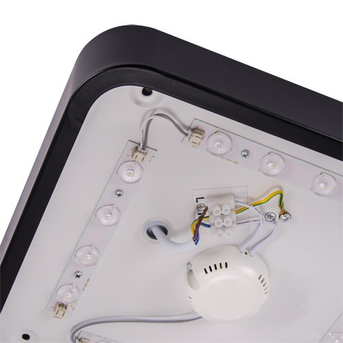 LAMPA plafon TOTEM LED D 03931 Ideus sufitowa OPRAWA metalowa LED 48W 4000K kwadratowa czarna