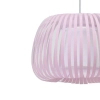 Sypialniana lampa wisząca AGORA AZ6645 ażurowa różowa