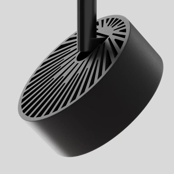 Okrągła lampa do szyn magnetycznych TR040-4-18WTW-DD2-B LED 18W 2700K czarny