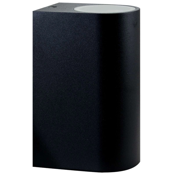 Ogrodowa LAMPA elewacyjna BOSTON 303356 Polux zewnętrzna OPRAWA metalowy KINKIET ścienny na taras IP44 outdoor czarny