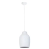 Zwisowa lampa nad stół Nora 41377 do salonu z ceramiki biała