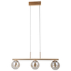 Wisząca lampa kule Velada PND-34381-3-HBR LED 45W 3000K złoty bursztynowy