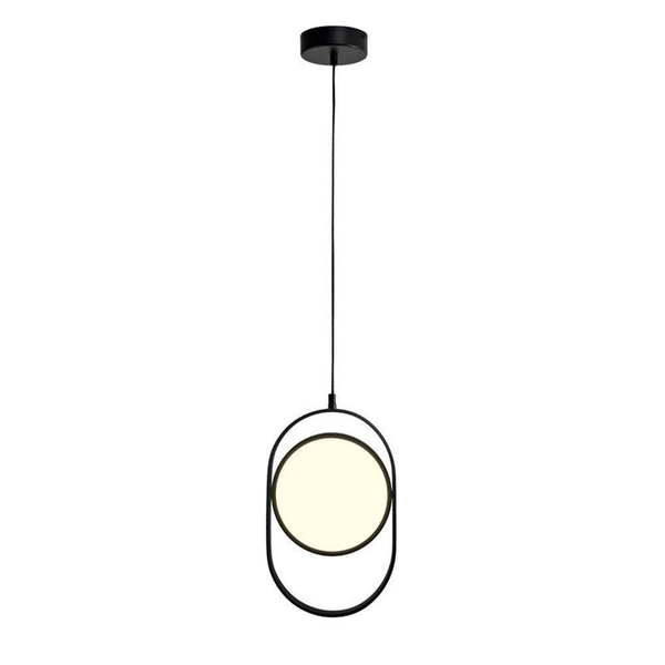 Ledowa lampa frame Elipse S-60217A-L Step 40W 3000K koło czarna