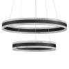 Lampa wisząca ring DONTERIO LE45401 LED 68W 3000K metalowa czarna