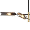 Wisząca lampa nowoczesna CGFICE74 do salonu przydymiona