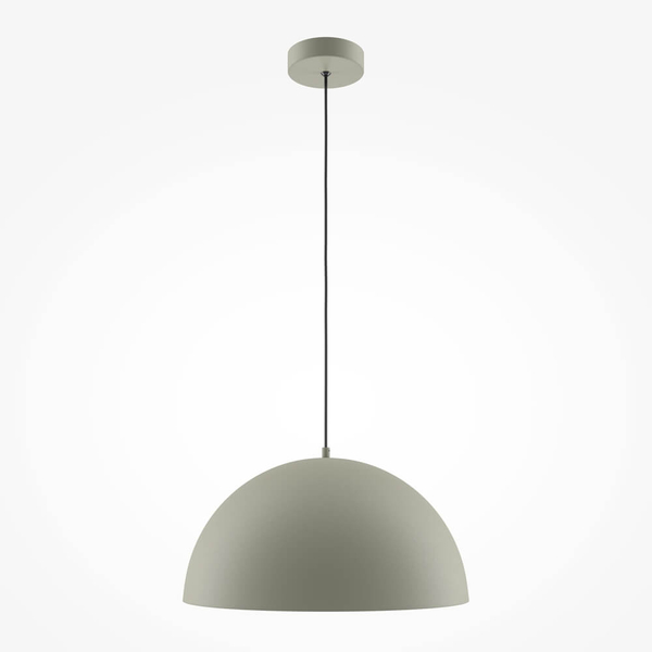 Wisząca lampa kuchenna Basic colors MOD168PL-01BG Maytoni kopuła szary