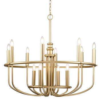 Świecznikowy żyrandol Capitol Hill KL-CAPITOL-HILL12-PNBR mosiądz