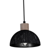 Hygge lampa wisząca ERIK MLP7640 Milagro kopuły na belce czarne