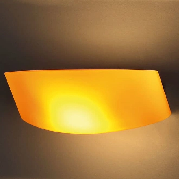 Lampa ścienna do sypialni PARETE W0076 Maxlight metal szkło żółty