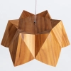 Geometryczna lampa wisząca Physalis QN-PHYSALIS-P-M-TEAK brązowy