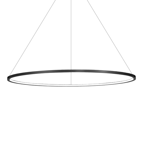 Lampa zwisowa Saturno ML8862 Milagro LED 57W 4000K do salonu IP44 czarny