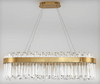 Salonowa lampa wisząca Lux CGLUXWIS100 Copel glamour LED 39W 3000K mosiądz