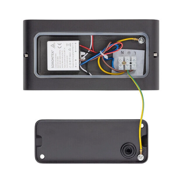 Kinkiet naścienny Semi 11364 Nowodvorski LED 10W 3000K IP54 podłużny czarny