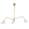 Lampa sufitowa regulowana RAGNO ST-8625P white mosiądz biała