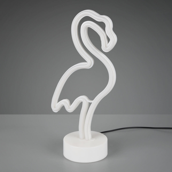 Lampka stołowa Flamingo R55240101 RL Light LED 1,8W flaming do salonu biała