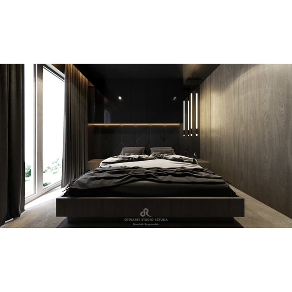Wisząca lampa designerska ALHA 9071 Shilo LED 30W 3000K czarna