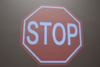 Szkiełko do projektora rzutnika logo LOGG1-STOP znak