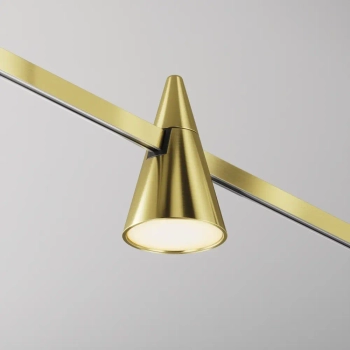 Lampa szynowa magnetyczna Keila TR146-1-5W2.7K-BS-DE LED 5W 2700K mosiądz