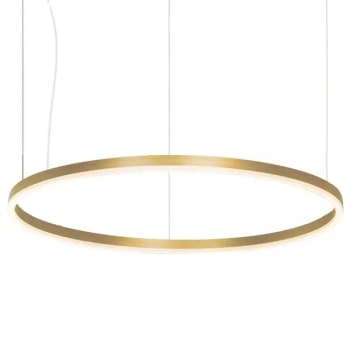 Wiszący ring lampa 22239 LED 43W 3000K pierścień do przedpokoju złoty