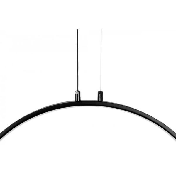 Pierścieniowa lampa wisząca Circulo MSE010100371 Moosee LED 156W 3000K czarna