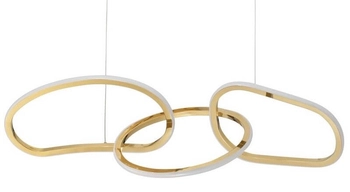 Wisząca lampa Celaya LE42759 Luces Exclusivas pierścienie LED 40W 3000K złote