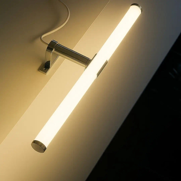 Podłużny kinkiet nad lustro Apa ML2251 LED 6W 4000K IP44 chrom