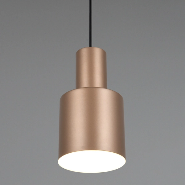 Lampa wisząca Agudo 319400165 Trio z regulacją walec brązowy