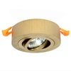 Lampa podtynkowa okrągła 572 Domeno LED tuba szczotkowana złota