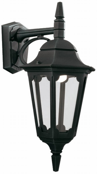 Zewnętrzny kinkiet Parish PR2-BLACK Elstead latarenka czarna