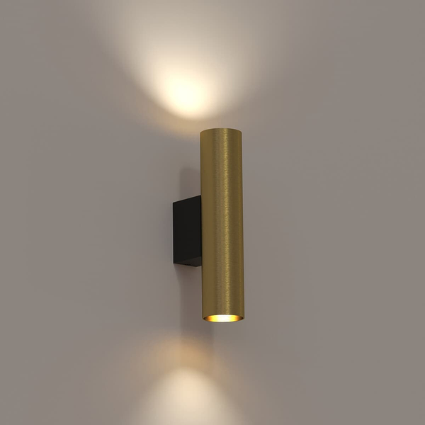 Lampa ścienna tuba Fourty 10754 Nowodvorski stick góra dół mosiądz