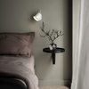Pojedyncza lampa ścienna Angle 2120601001 DFTP obracana do salonu biała