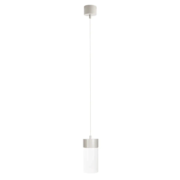 Salonowa lampa wisząca tuba FUSION P0639 LED 7W 3000K szara