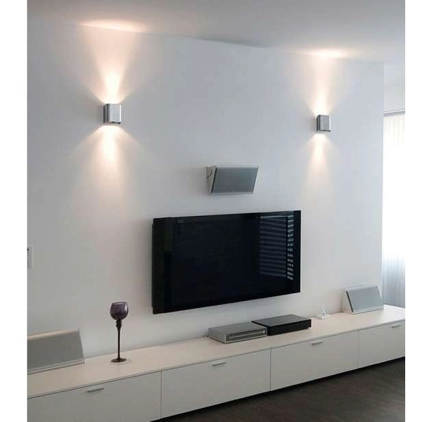 LAMPA ścienna GM1200 ALU metalowa OPRAWA kinkiet aluminium