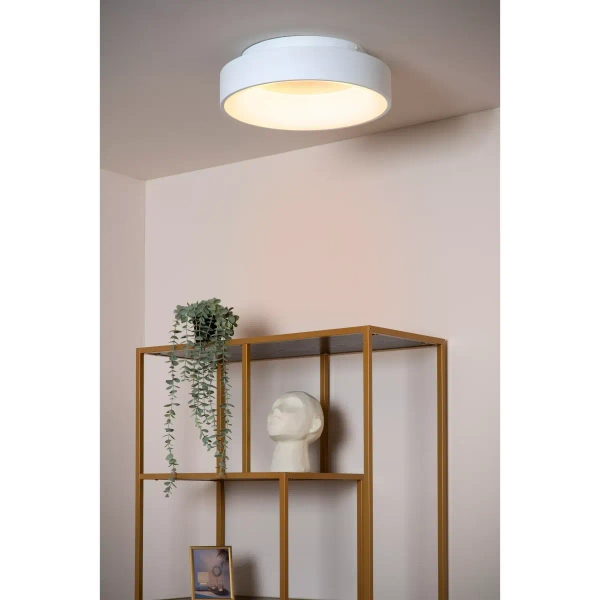 Okrągły plafon do kuchni MIRAGE 36114/18/31 Lucide LED 22W 2700K biały